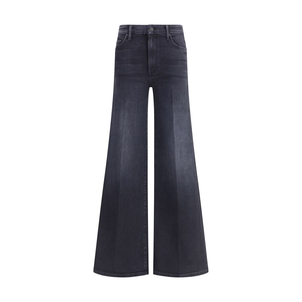 Jeans en coton stretch à jambe large Mother Denim pour femmes