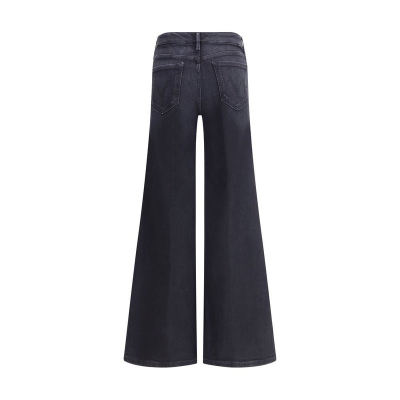 Mother Denim Wide Leg Stretch Cotton Jeans for Women