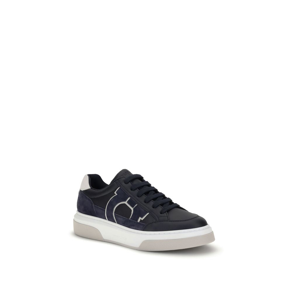 Sneakers en cuir Gancini de Ferragamo