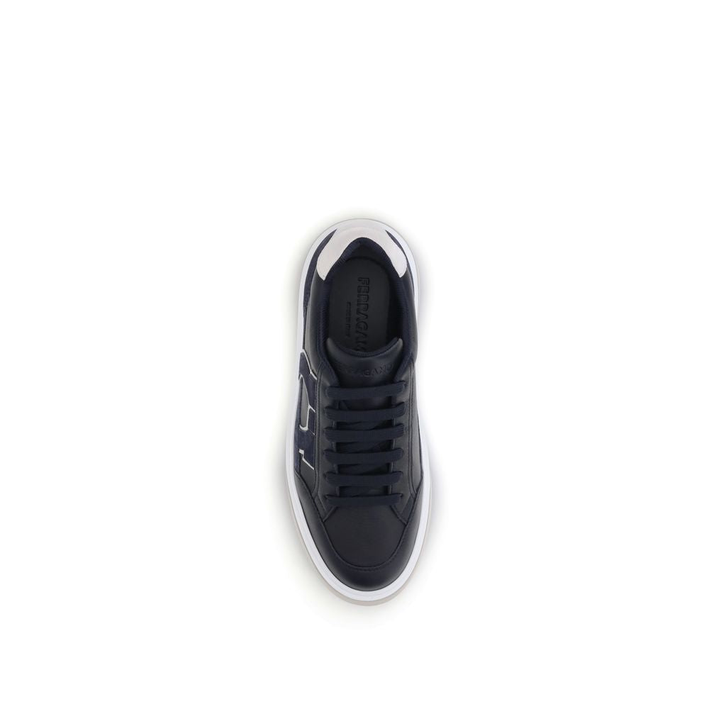 Sneakers en cuir Gancini de Ferragamo