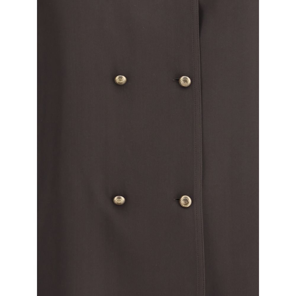 Chemise en soie à double boutonnage de Giorgio Armani