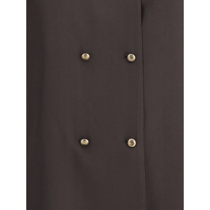 Chemise en soie à double boutonnage de Giorgio Armani