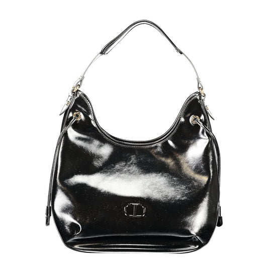 Sac hobo Twinset en polyéthylène noir pour femme