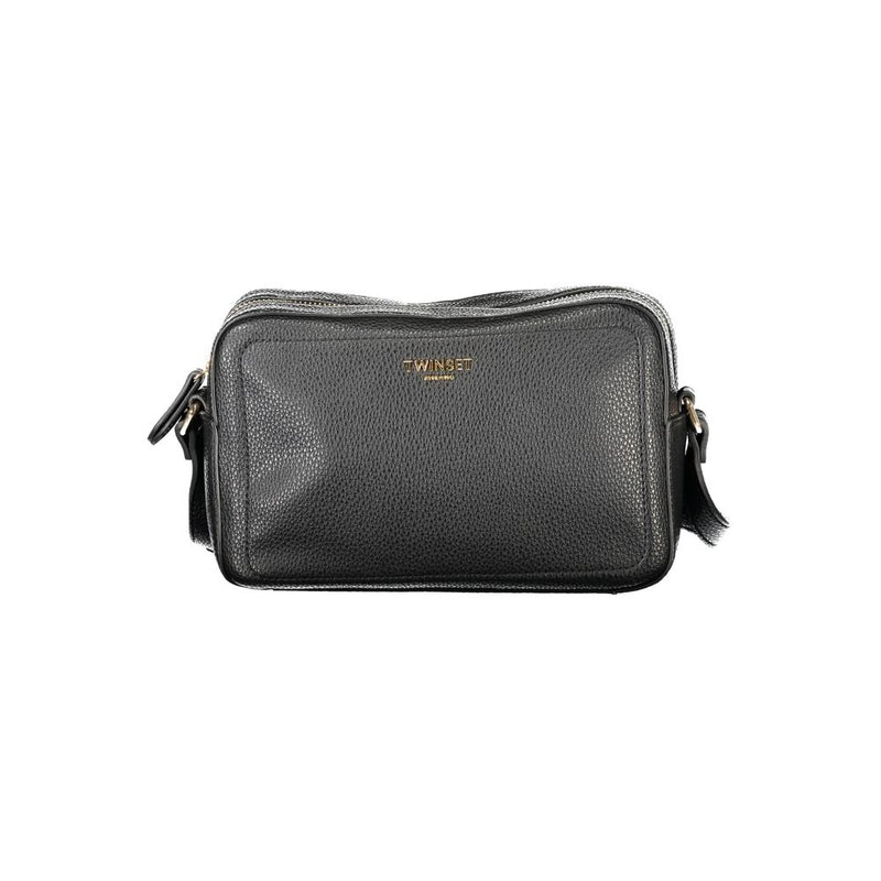 Twinset Black Polyethylene Women Handbag - Elegant Camera Bag