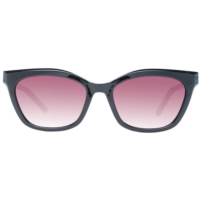 Ted Baker Black Cellulose Propionate Cat Eye Sunglasses