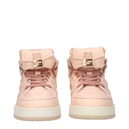 Fendi roze nylon hi-tops