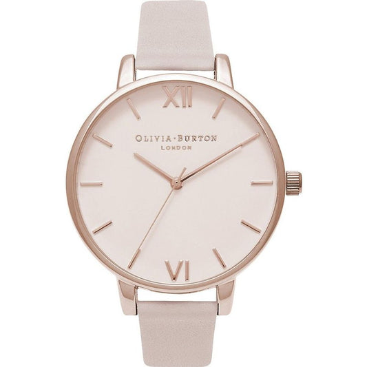 Olivia Burton Wit Kunstleren Horloge