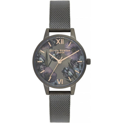 Olivia Burton Zwart Roestvrijstalen Horloge