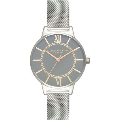 Olivia Burton Zilveren Horloge van Roestvrij Staal