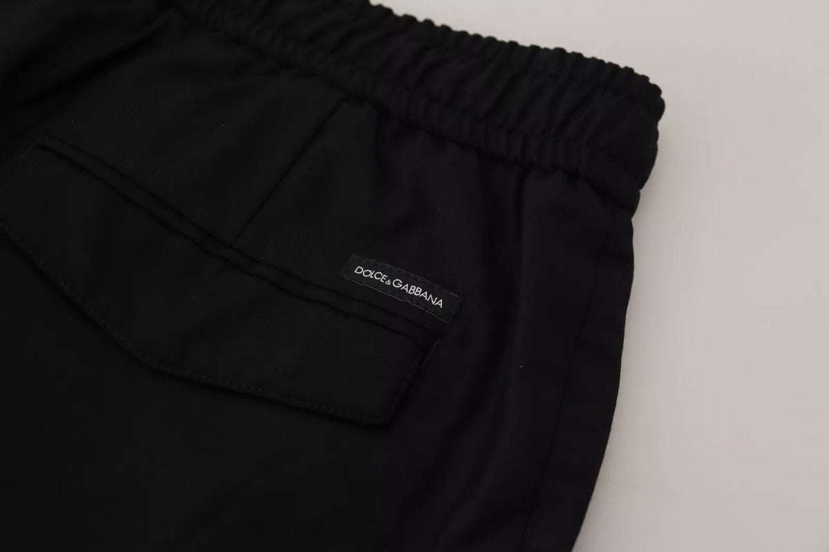 Pantalon de jogging en laine noir de Dolce &amp; Gabbana