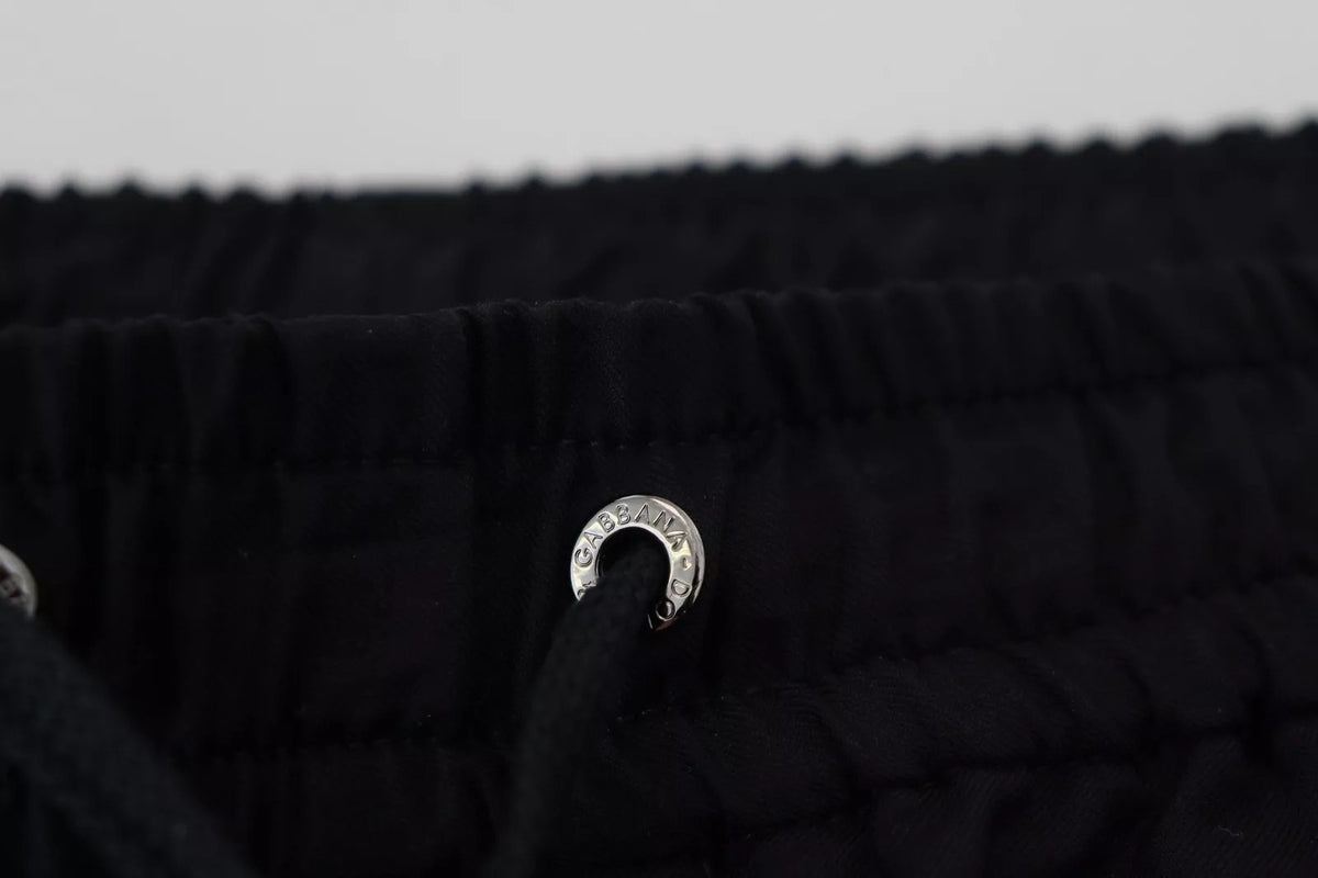 Pantalon de jogging en laine noir de Dolce &amp; Gabbana