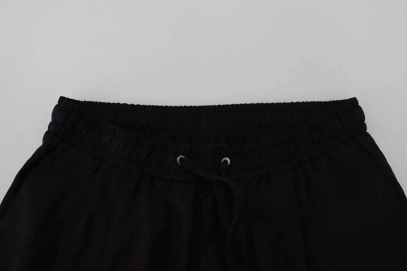 Dolce & Gabbana Black Jogger Wool Jogging Trouser