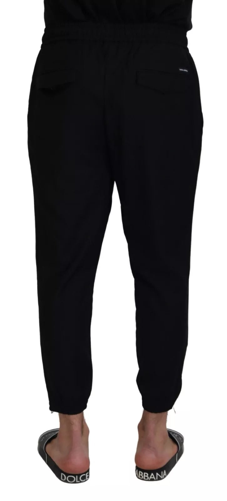 Pantalon de jogging en laine noir de Dolce &amp; Gabbana