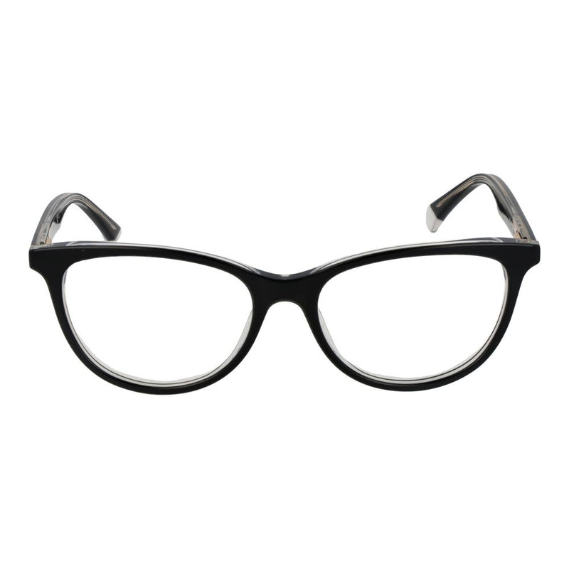 Polaroid Black Women Glasses Frame - Stylish Oval Design