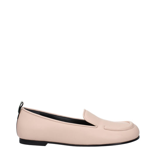 Premiata roze leren instap loafers