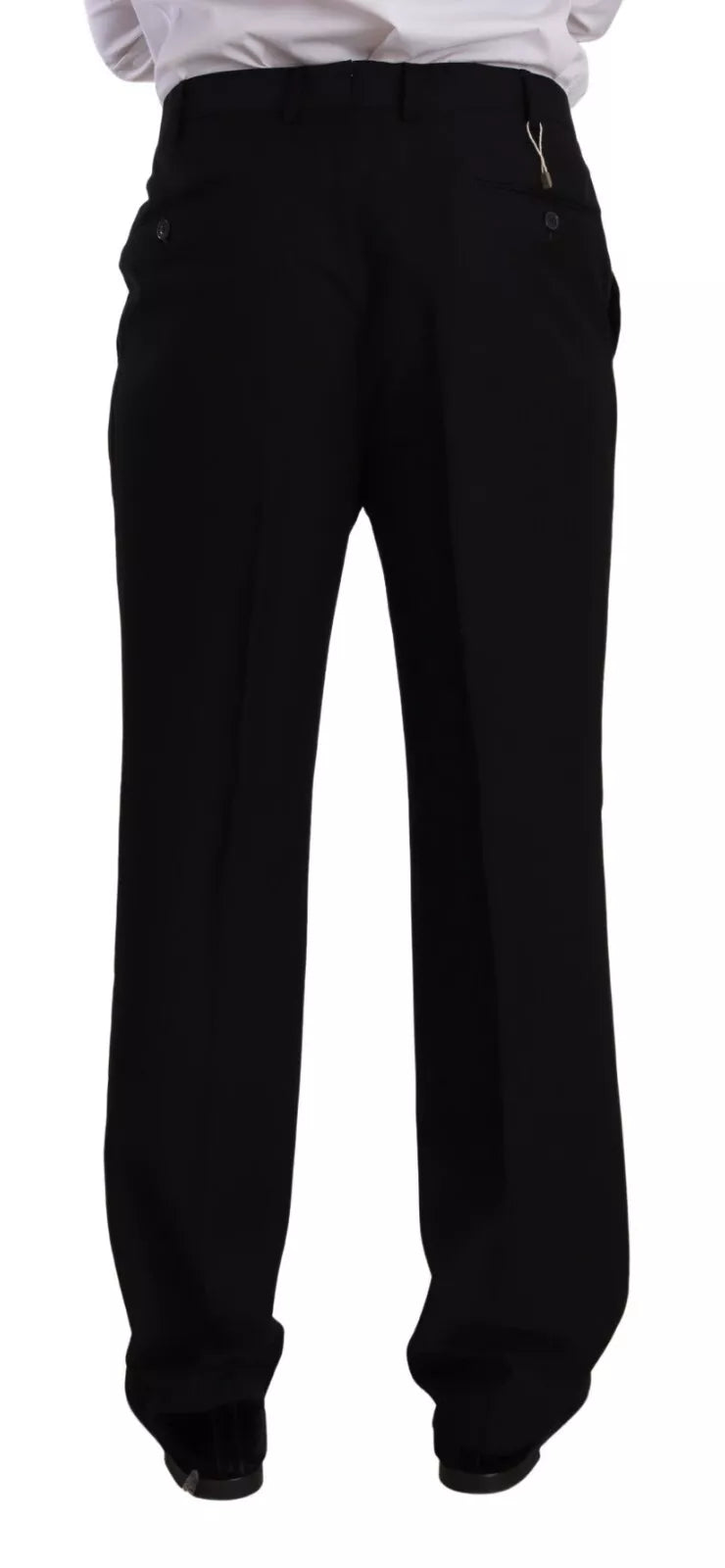 Costume 2 pièces bleu en polyester à simple boutonnage pour homme de Domenico Tagliente.