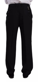 Domenico Tagliente Blue Polyester Single Breasted Formal 2 Piece Suit