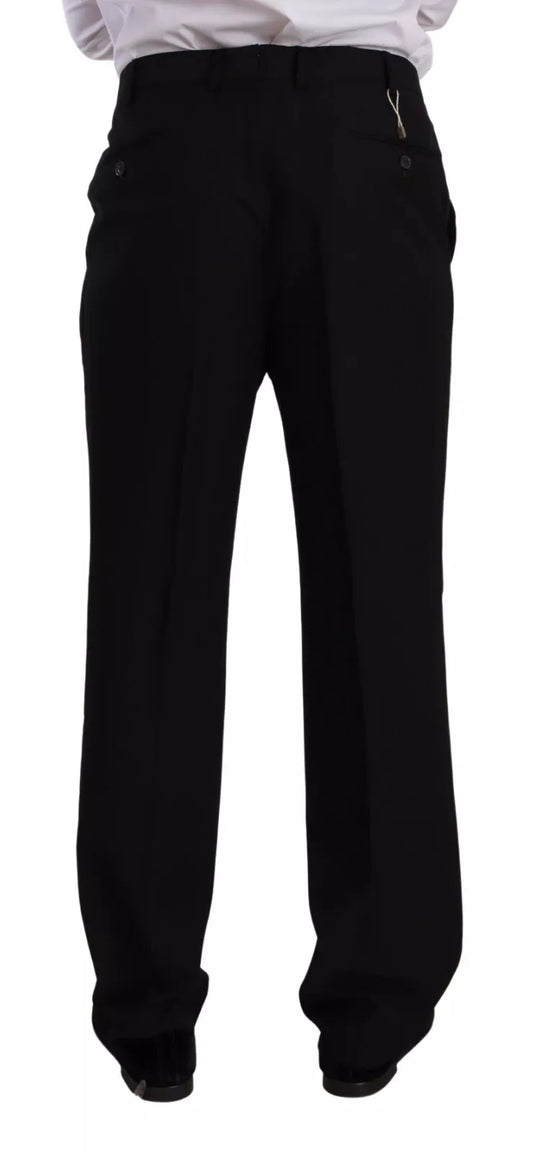 Domenico Tagliente Blue Polyester Single Breasted Formal Suit