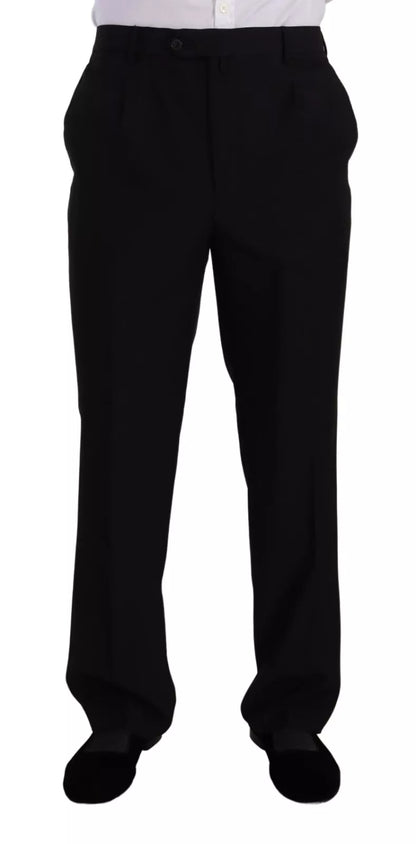 Costume 2 pièces bleu en polyester à simple boutonnage pour homme de Domenico Tagliente.