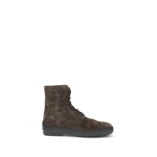 Bottes courtes en daim Tod's