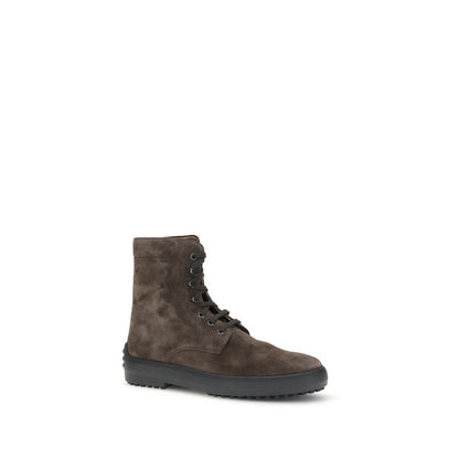 Bottes courtes en daim Tod's