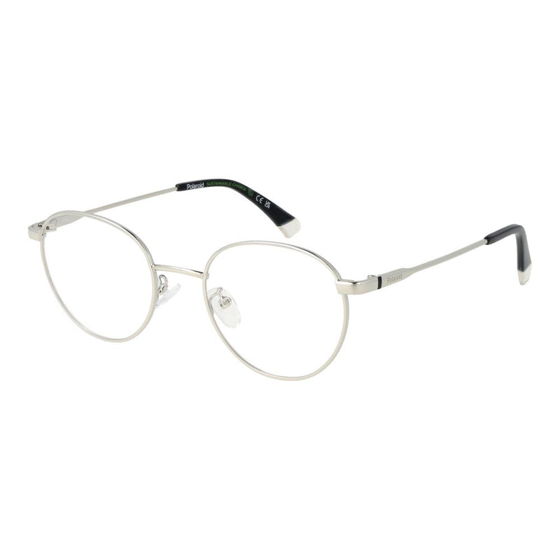 Polaroid Silver Unisex Glasses Frame - Stylish and Durable