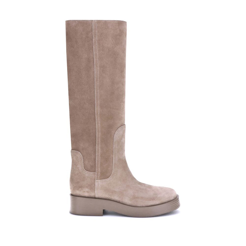 Casadei Charlie Suede Boots - Elegant Knee-High Footwear