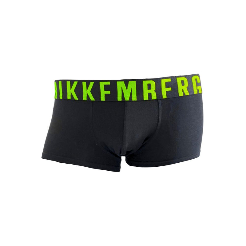 Bikkembergs Black Cotton Men's Boxer Briefs - Confort et Élégance
