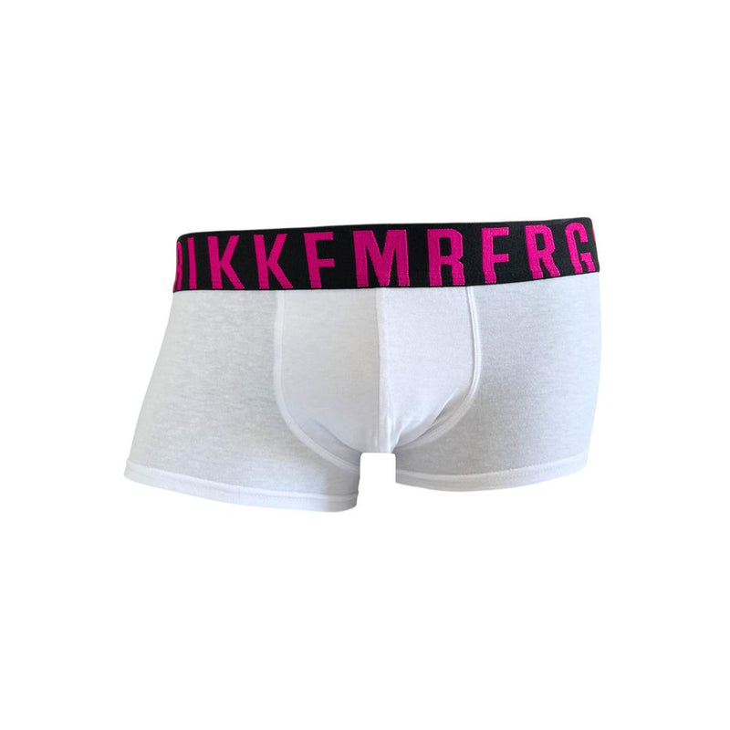 Bikkembergs White Cotton Men Boxer - Confort de Luxe