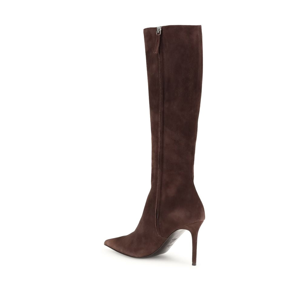 Bottines en daim hautes de Giuseppe Zanotti