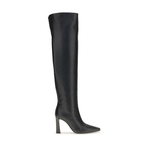 Bottines en cuir extra hautes de Giuseppe Zanotti