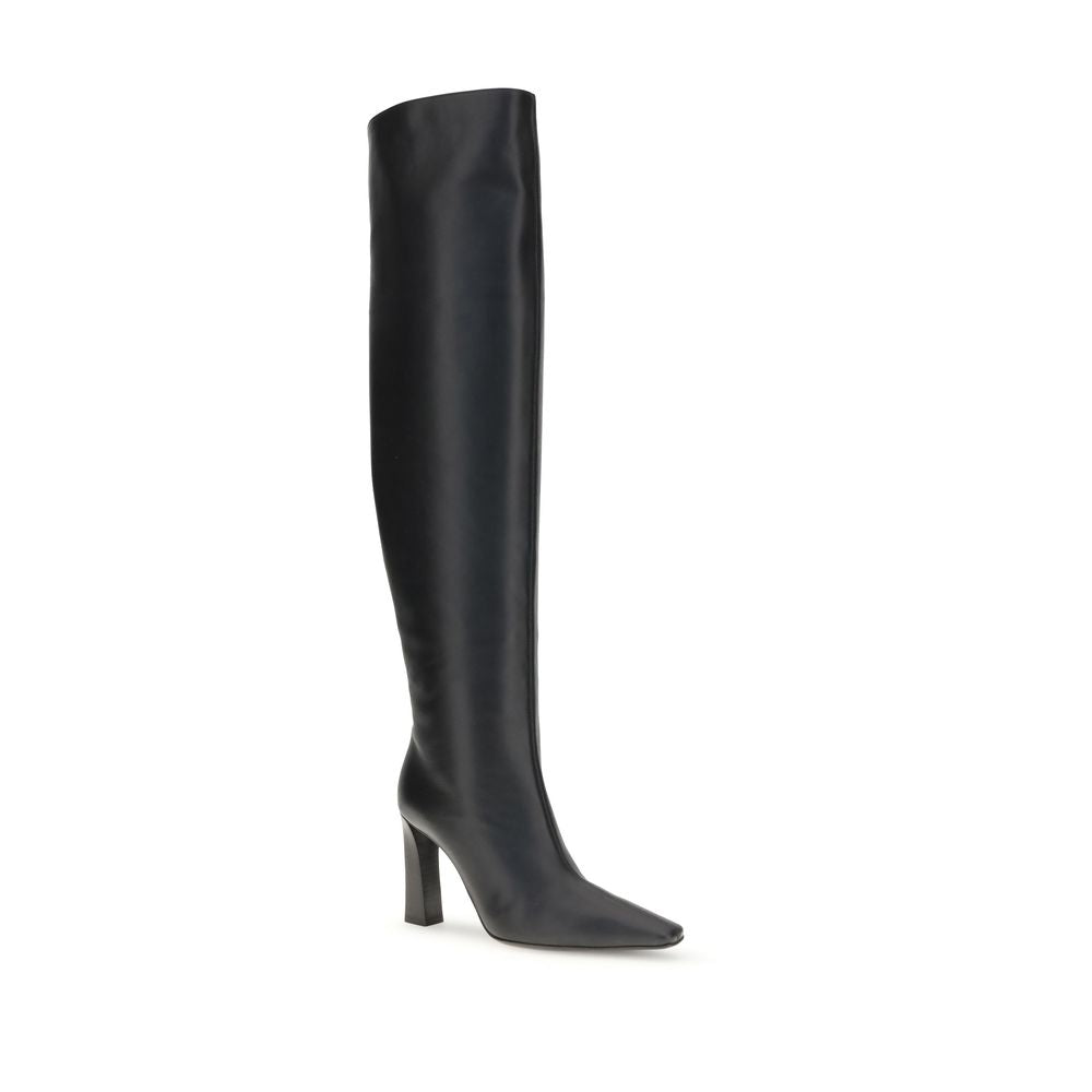 Bottines en cuir extra hautes de Giuseppe Zanotti