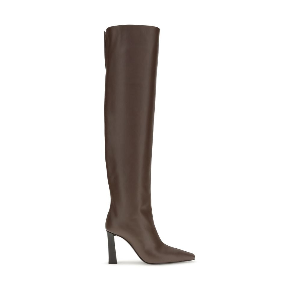 Bottines en cuir extra hautes de Giuseppe Zanotti