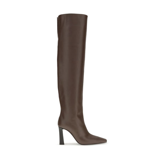 Bottines en cuir extra hautes de Giuseppe Zanotti