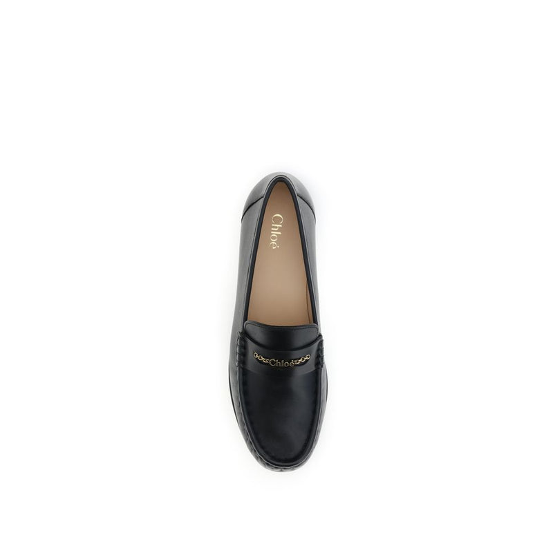 Chloé Leather Loafers - Élégance en Cuir de Veau