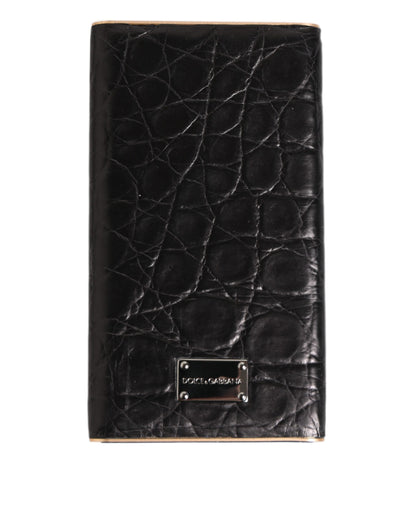 Chargeur USB Dolce &amp; Gabbana en cuir noir et peau exotique 3 000 mAh