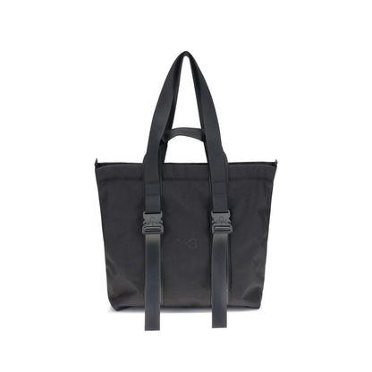 Y-3 SHOPPER STA ZWART