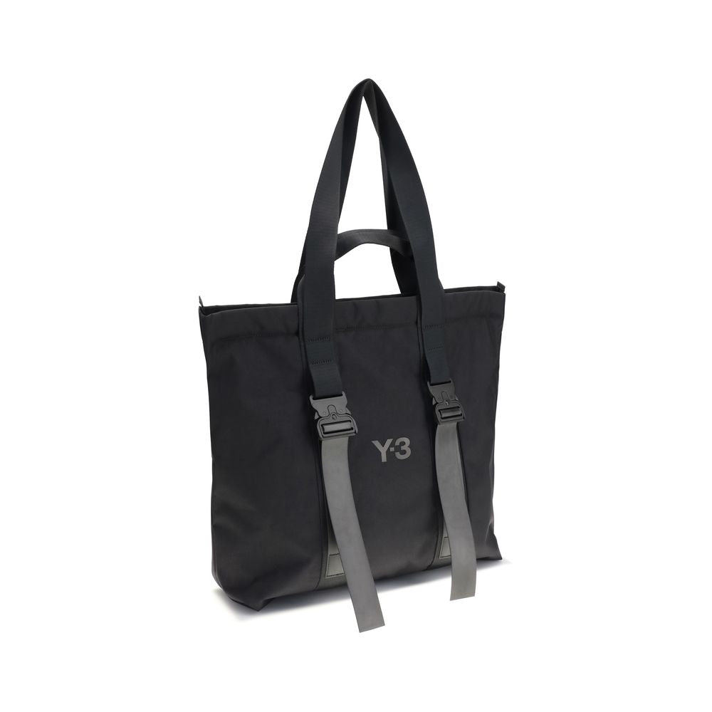 Y-3 SHOPPER STA ZWART