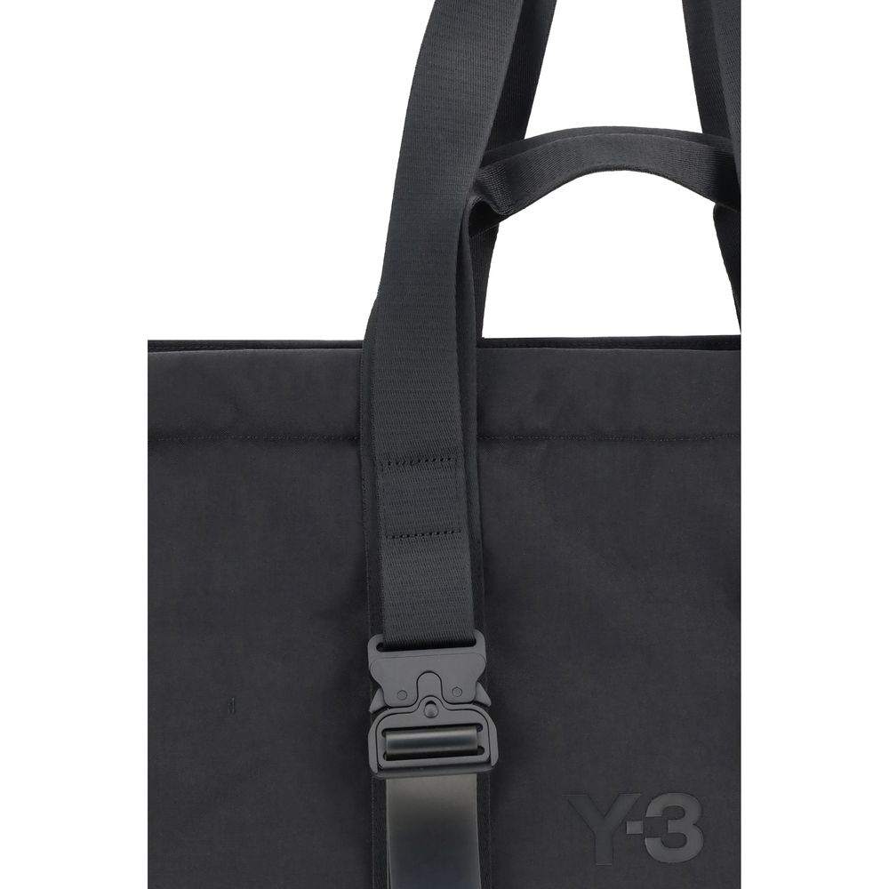 Y-3 SHOPPER STA ZWART