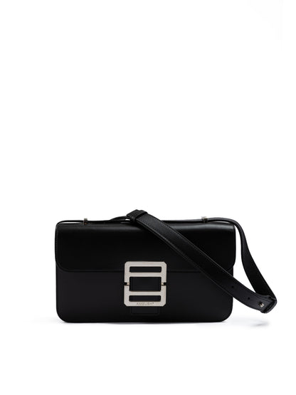 Sac bandoulière en cuir noir Ambush