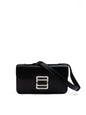 Sac bandoulière en cuir noir Ambush