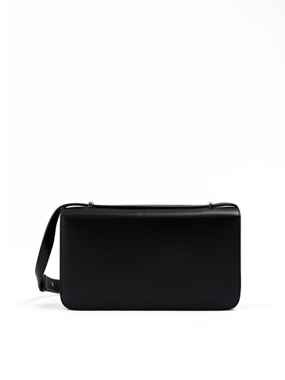 Sac bandoulière en cuir noir Ambush