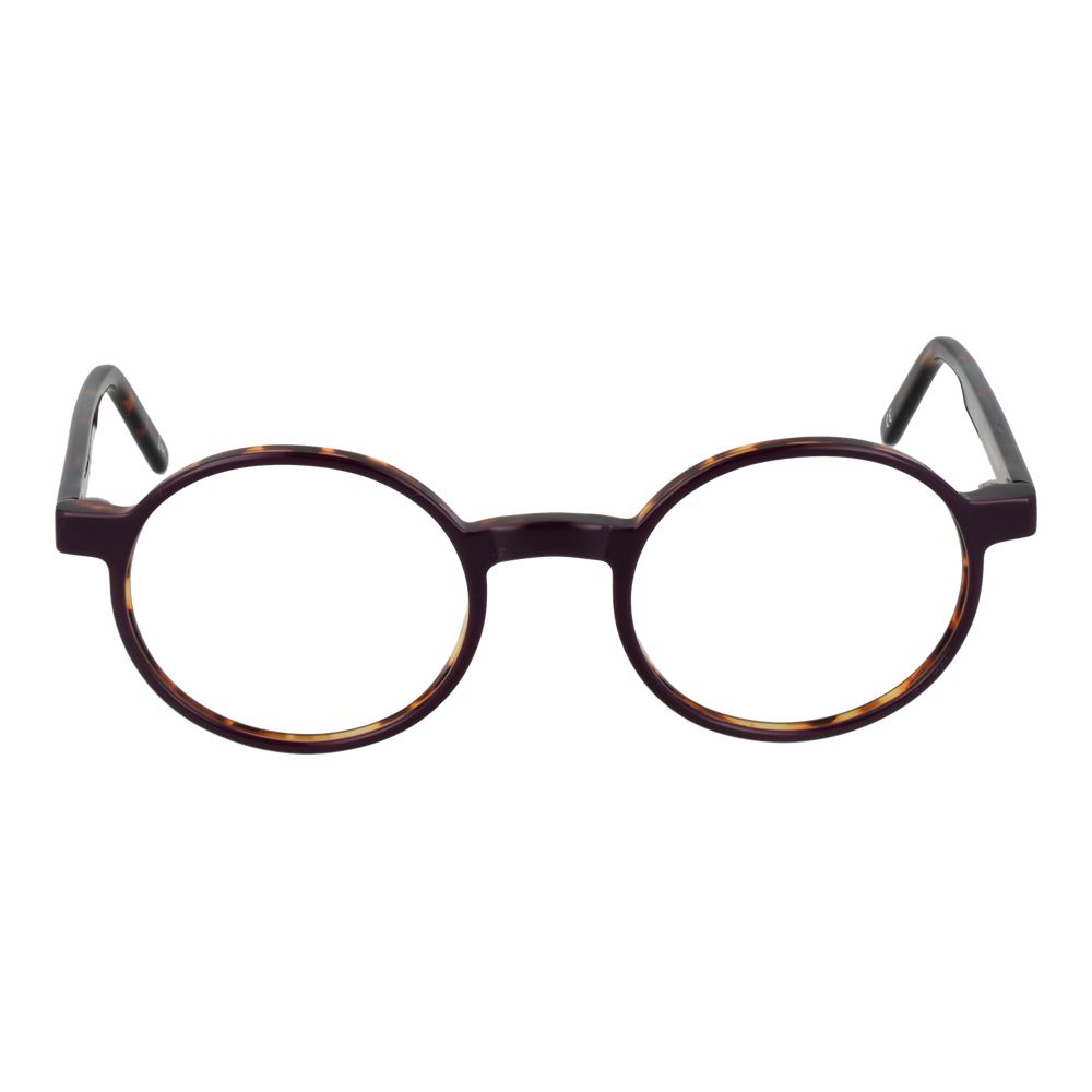 Andy Wolf Purple Unisex Glasses Frame - Stylish Panto Design