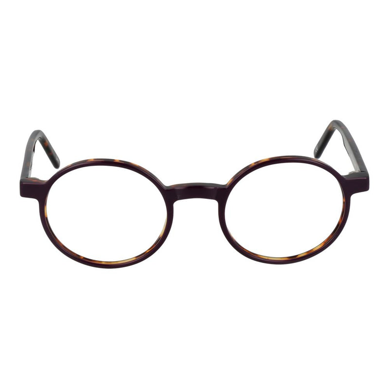 Andy Wolf Purple Unisex Glasses Frame - Stylish Panto Design
