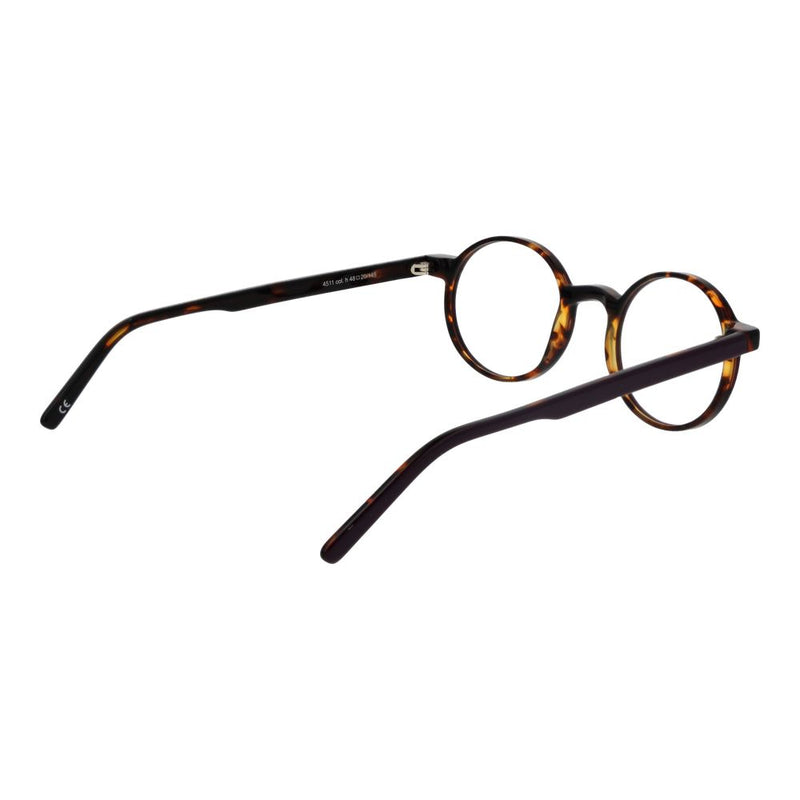 Andy Wolf Purple Unisex Glasses Frame - Stylish Panto Design