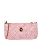 Versace Pink Fabric Crossbody Bags