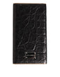 Chargeur externe USB Dolce &amp; Gabbana, batterie 3000 mAh, en cuir noir embossé.