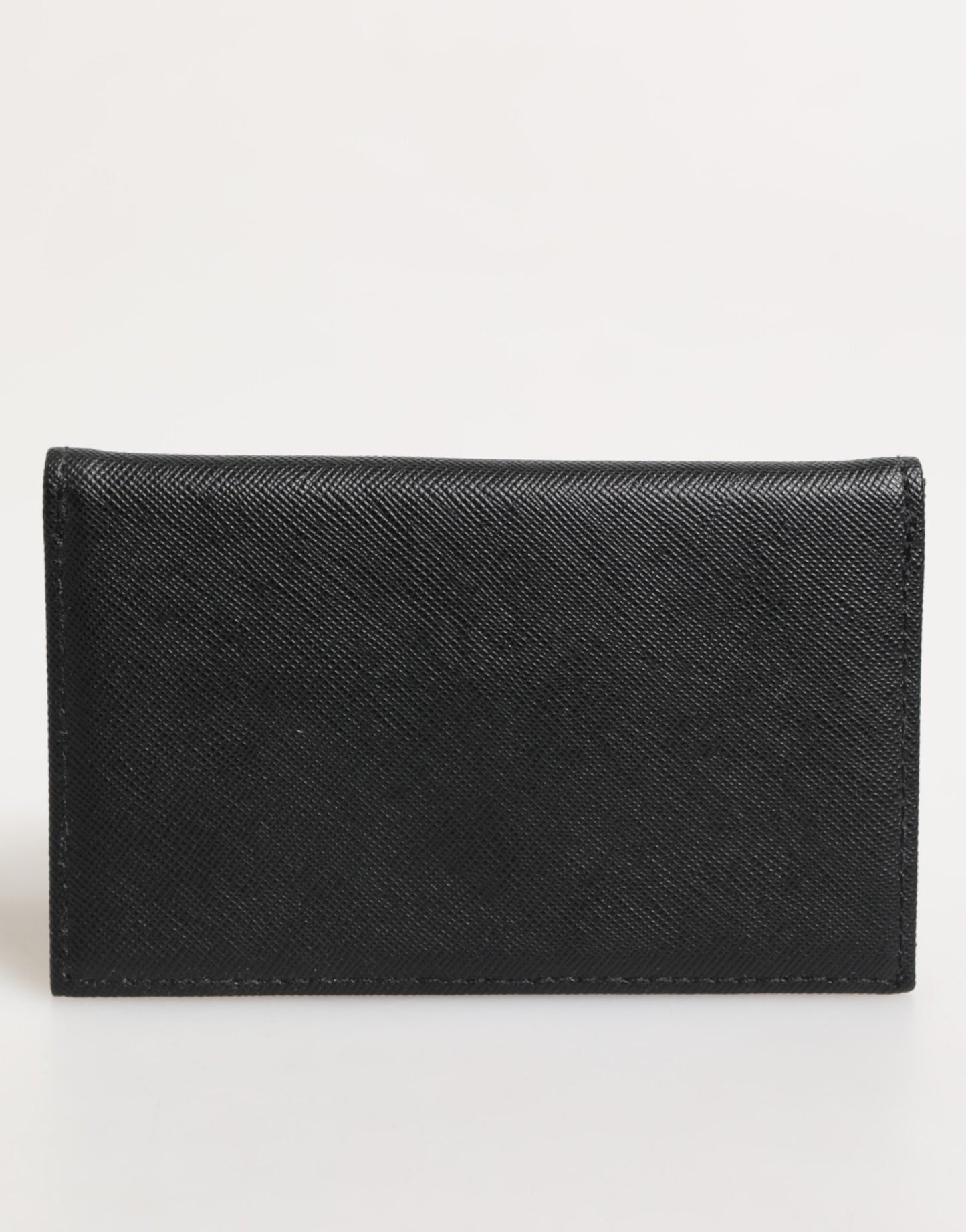 Portefeuille homme Michael Kors en cuir saffiano noir, format enveloppe.