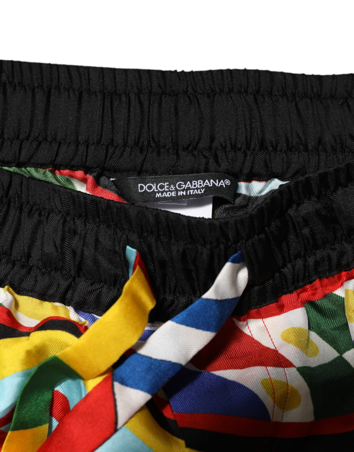 Short de bain multicolore Sicilian Carretto de Dolce &amp; Gabbana