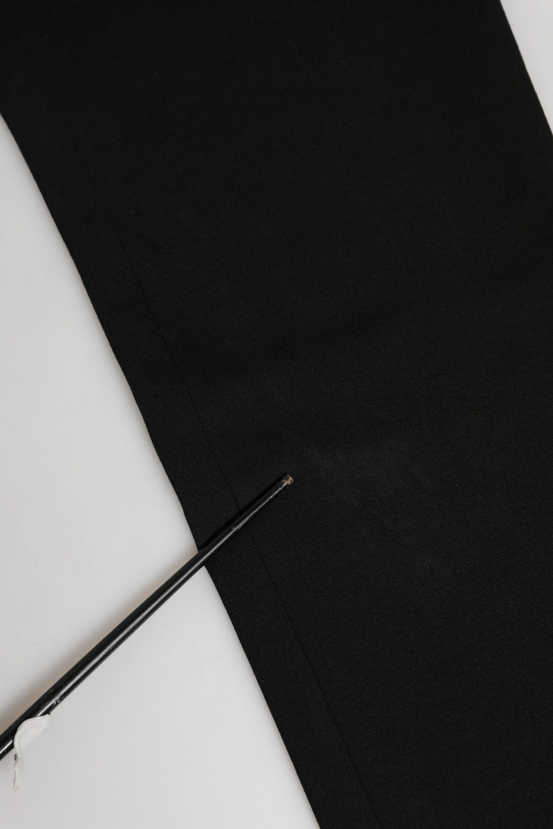 Pantalon de jogging noir en coton Dolce &amp; Gabbana pour homme.